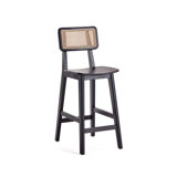 Versailles Counter Stool with Solid Wood Frame