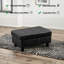 Repose-pieds avec rangement en faux cuir-1098297459