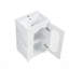 Meuble-lavabo moderne avec lavabo, tablette à deux niveaux et rangement réglable pour les espaces compacts, la fabrication en bois massif et en panneau de fibres à densité moyenne-1334481984
