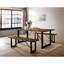 Banc en métal 1pc