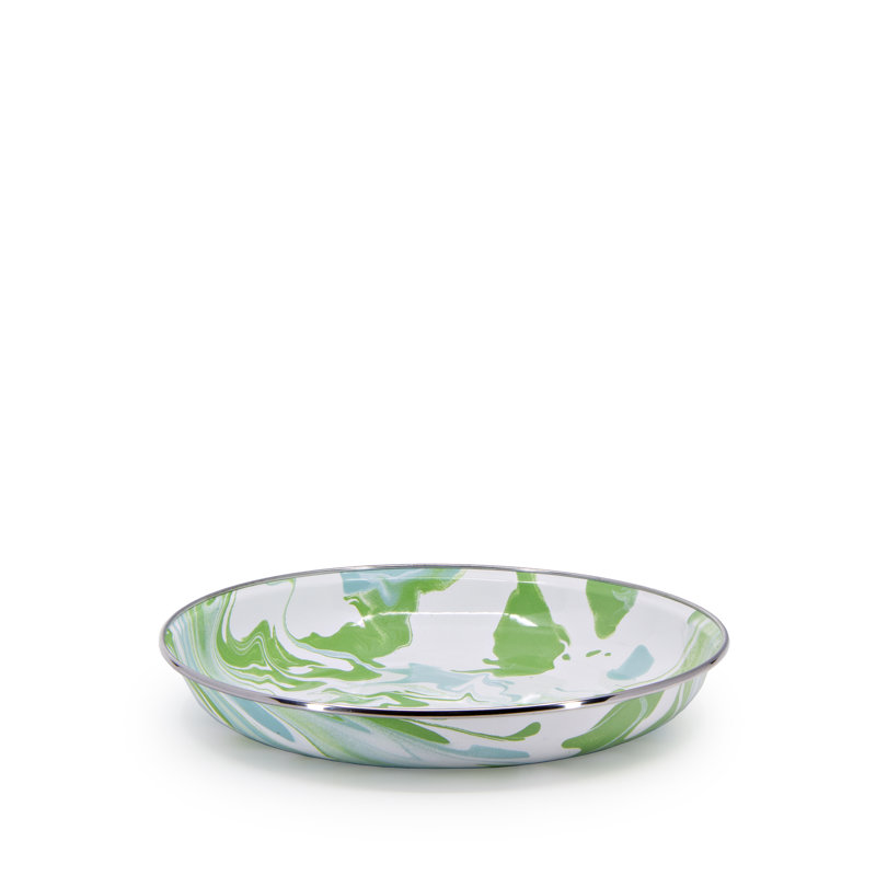 Set of 4 Modern Monet Pasta Plates