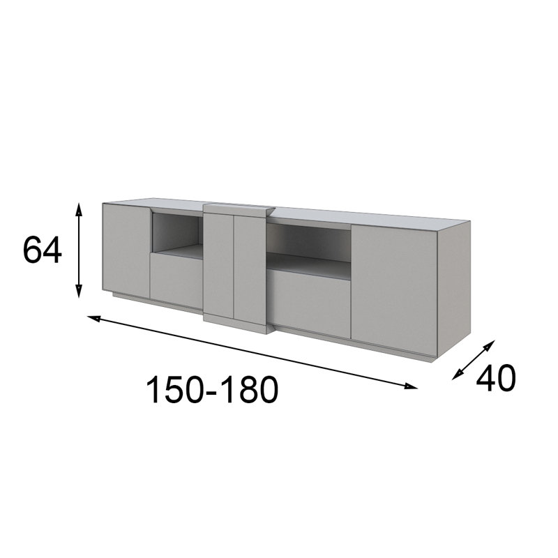 Unfinished TV Stand for TVs up to 65"