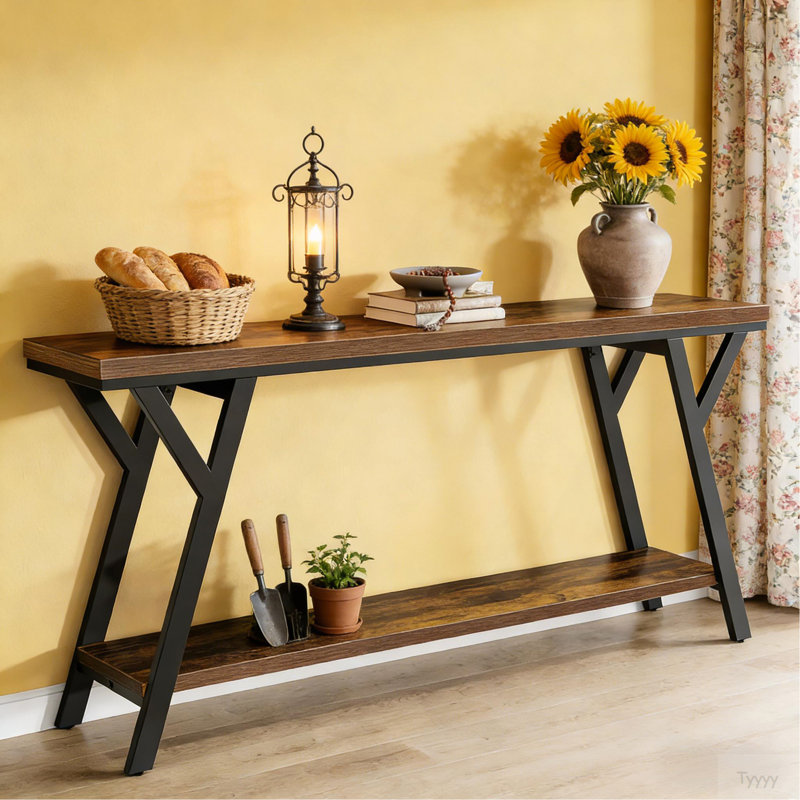 Couch Table,2-Tier Console Table,Sofa Table Couch