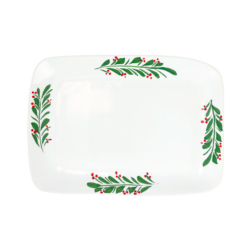 Aria Holiday Rectangular Platter