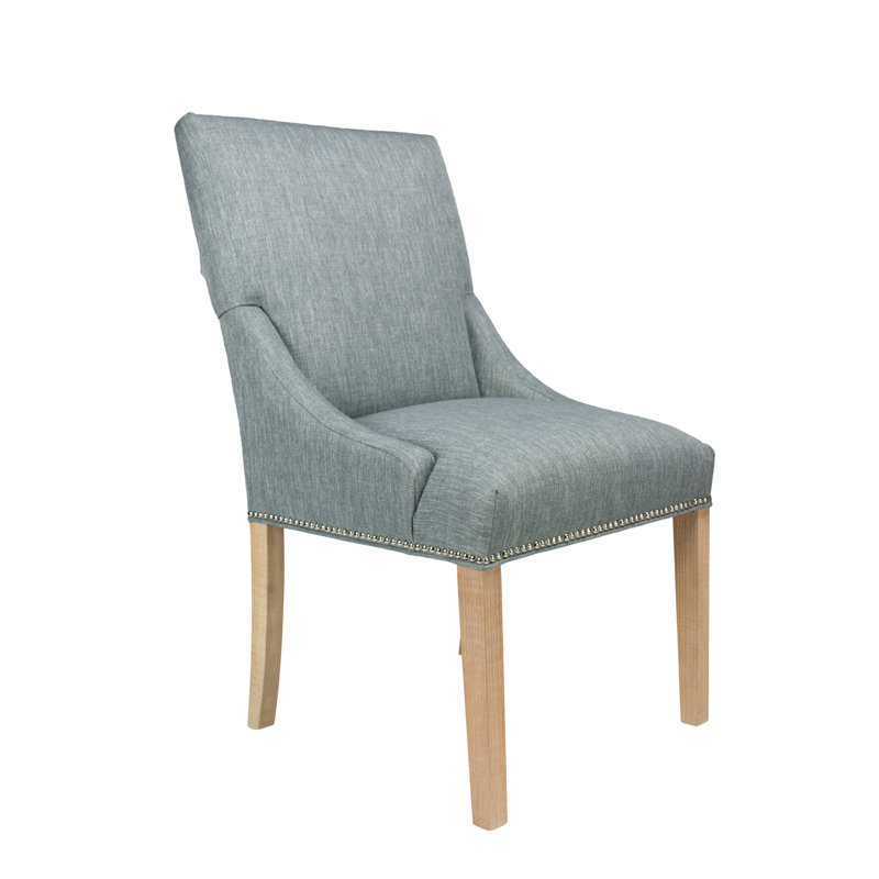 Anaisia 19'' H Upholstered Parsons Chair, Ash, Natural