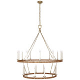 Darlana 20 - Light Wagon Wheel Chandelier