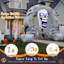 Décoration de voûte de château gonflable 12Ft / 3,6M Halloween avec lumière DEL