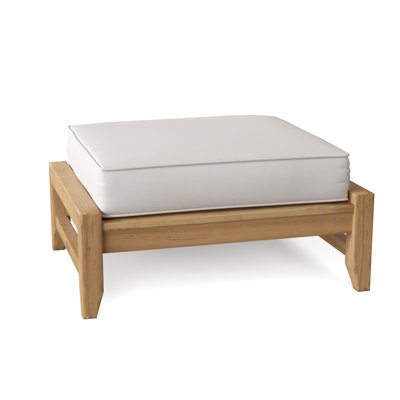 Somerset Deep Seating Outdoor Teak Ottoman with Sunbrella Cushions -  Kingsley Bate, Composite_D596BE0F-A0DC-4EBC-B669-4C27BE1BE7BC_1590571510