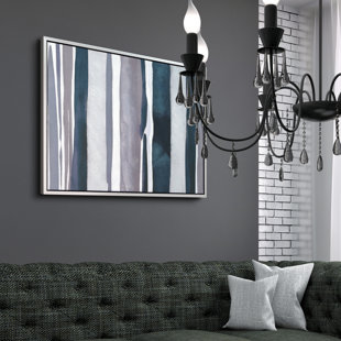 Peinture sur toile, cadre flottant