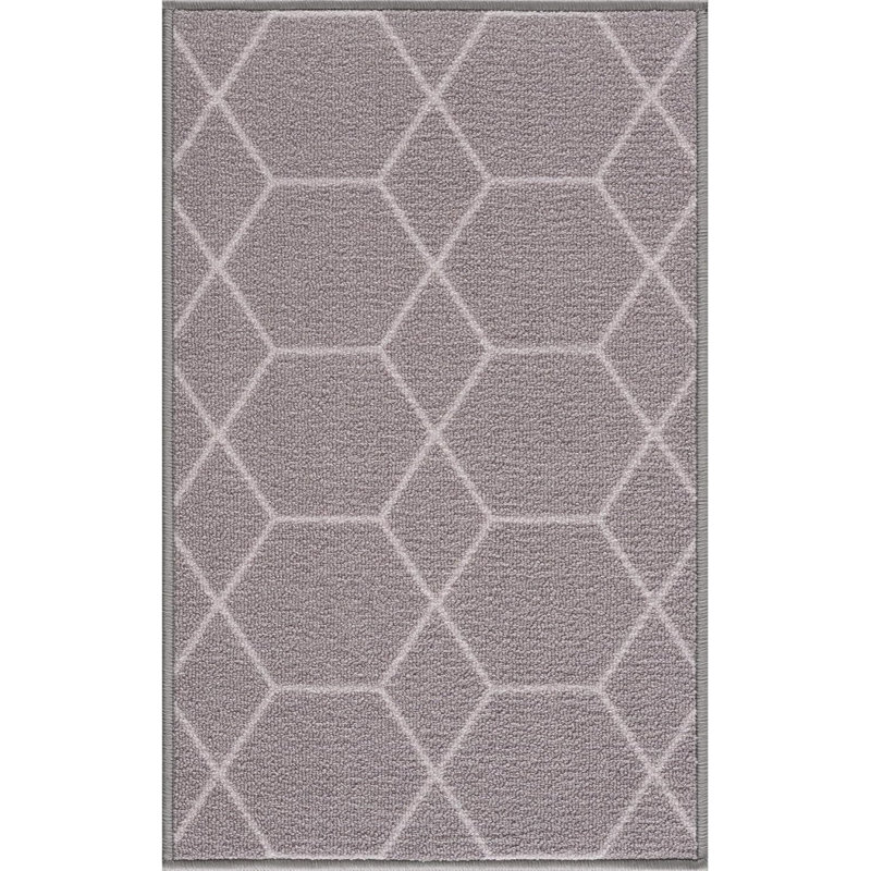 Tapis d'escalier antidérapant Tiffin, Gris