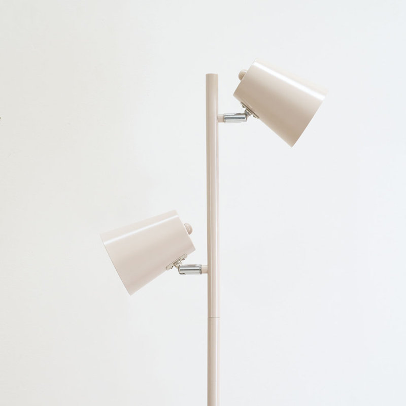 Reydan 152cm Traditional Floor Lamp, Natural, No