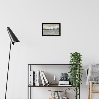 Cool Grey Horizon II by Jennifer Goldberger - Painting