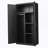 Metal Wardrobe With Hanging Rod And Compartments, Lockable Closet With Locks And Keys For Bedroom, Living Room And Laundry Room-660543286