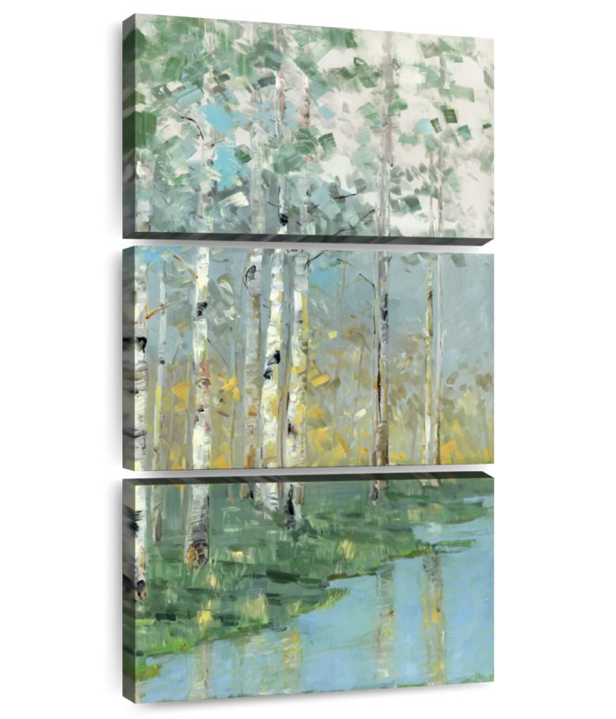 Birch Reflections III, 32" H x 15" W