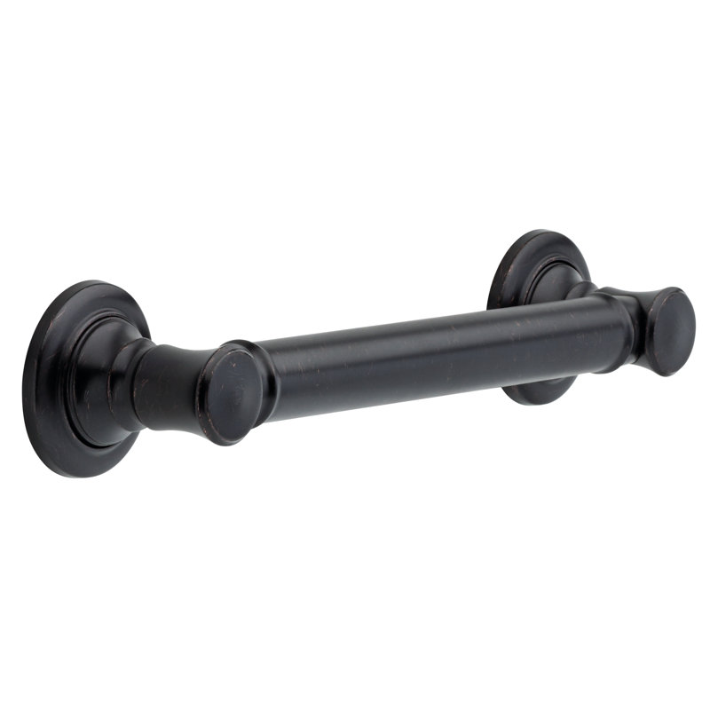 Bath Safety 12" Grab Bar, Venetian Bronze