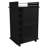 Dukat 2-Shelf Glass Door Bar Cart with Six Wine Cubbies-1606011509