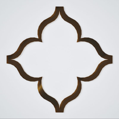 Grands panneaux muraux décoratifs en acrylique May, grand, l 23 3/8 po x H 23 3/8 po x T 1/8 po, miroir bronze