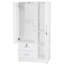 Armoire Bossard 3 portes, tablettes et tringle-829334469