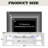 Manjesh  63'' Media Console, TV Stand for TV up to 70",Entertainment Center with LED Lights-633386164