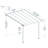Palram - Canopia Sierra 10' W x 9' 7" D Polycarbonate Aluminum Stationary Patio Awning Gray-84725909