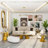 Mehnaz 60'' Glass Top Console Table