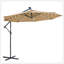 Parasol d'extérieur à DEL 10 pi