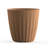 Crescent Garden Pleat Modern Round Pot Planter-606018354-606018351