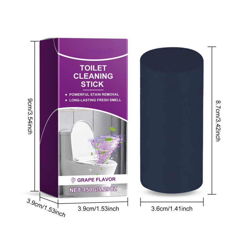 Un bâtonnet de nettoyage efficace pour les toilettes 4 parfums disponibles Océan / jasmin / raisin / pêche Nettoyant doux autonettoyant durable