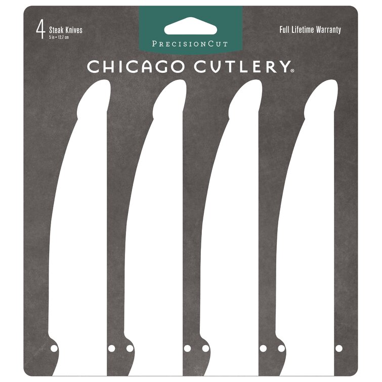 Chicago Cutlery 4 Piece Stainless Steel Steak Knife Set & Reviews