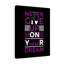 Never Give Up On Your Dream - Wrapped Canvas Print