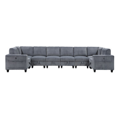 8-Piece Modular Sectional With Storage Seats