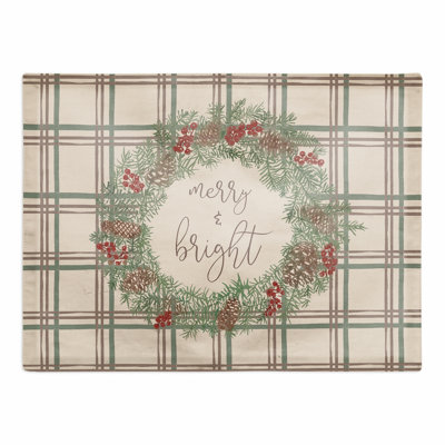 Dimy Cotton Plaid Rectangle Placemat