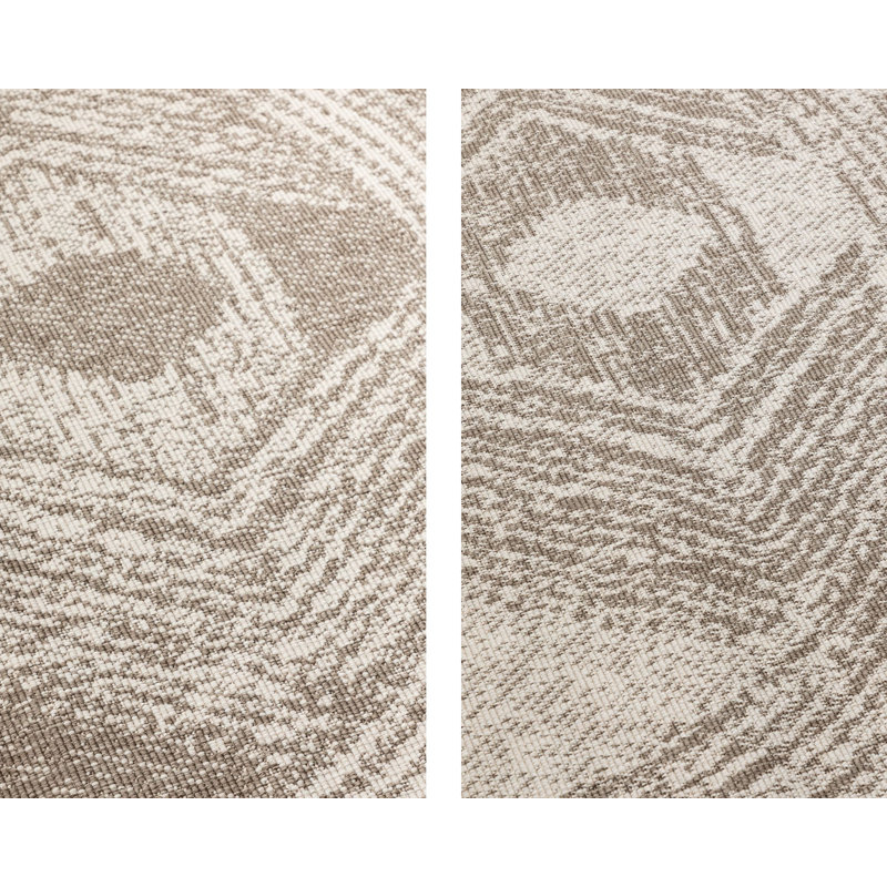 Round Dynamic Geometric Indoor / Outdoor Area Rug, Round 100cm