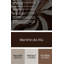 Art mural horizontal horizontal rayé en bronze blanc brun