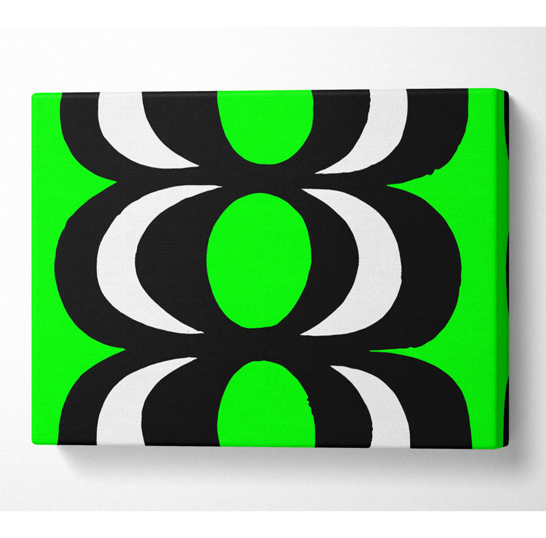 Space In Time Lime Green - Kunstdrucke auf Leinwand