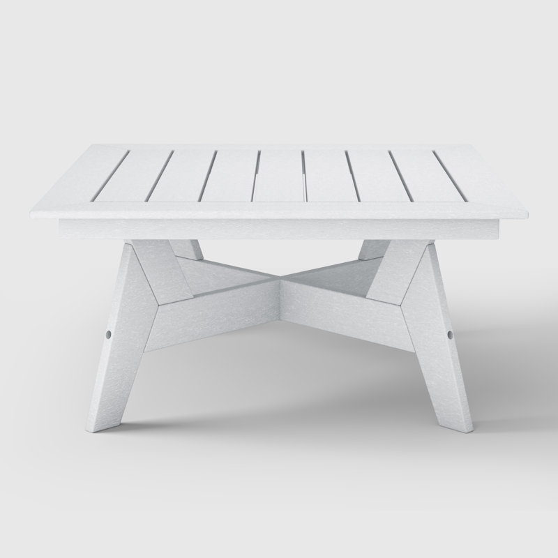 Table de conversation 37 po, Blanc
