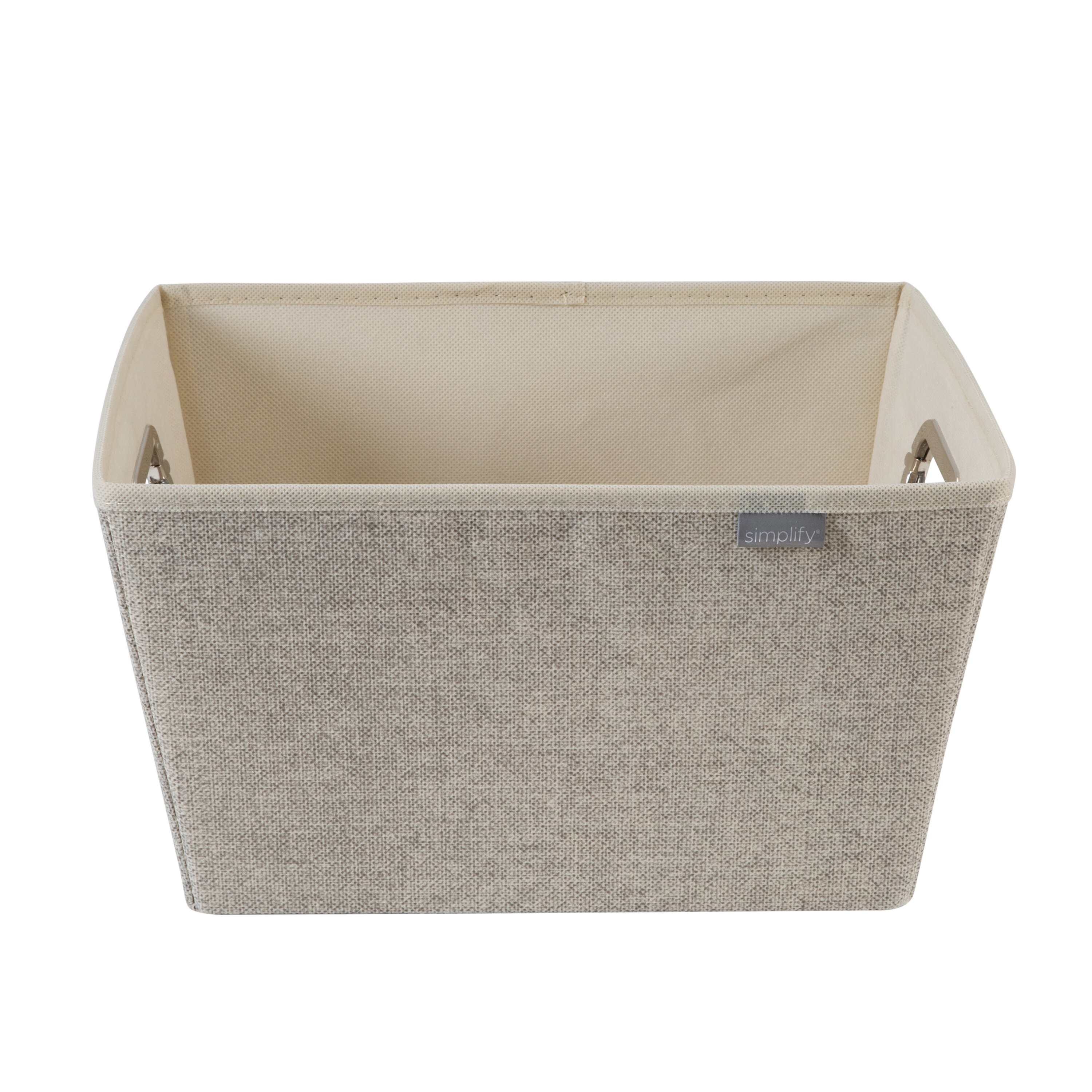 Simplify woven clearance storage tote grey