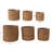Hand-Woven Seagrass Baskets with Plastic Lining