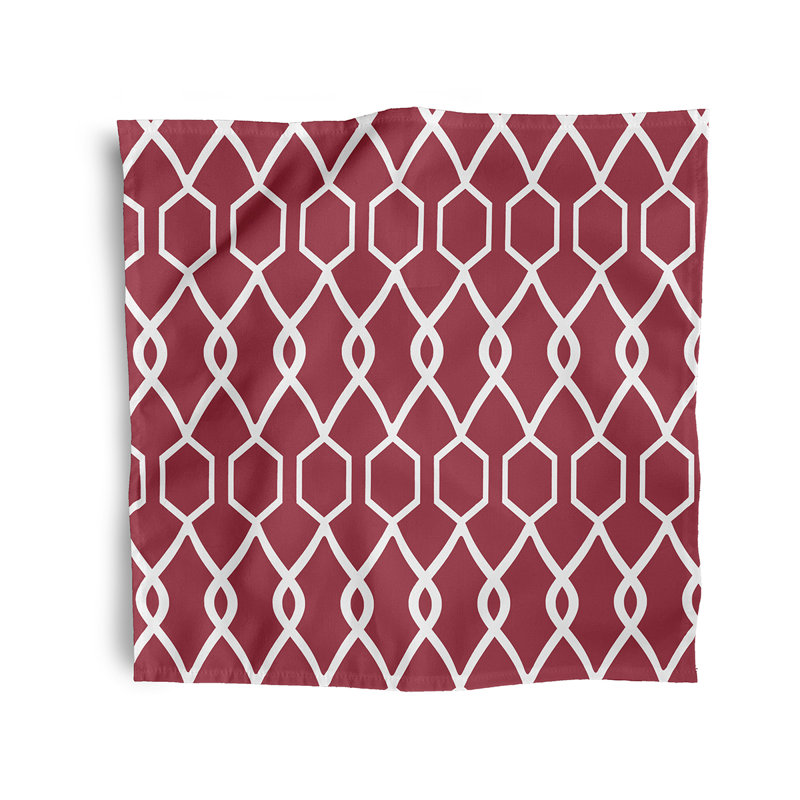 Serviette 22 po Chittening, L 18 po x L 18 po, Rouge