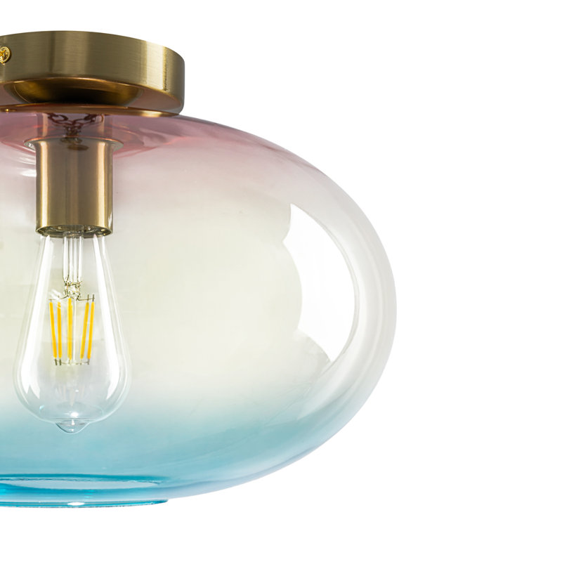 Plafonnier semi-encastré 1 lumière