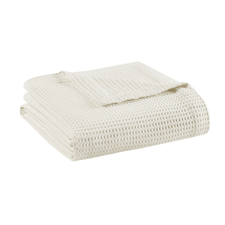 Waffle Weave Cotton Thermal Blankets