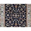 Tapis de couloir bleu en laine et en soie noué à la main 2 pi 8 po x 18 pi 1 po 8AF143EEC Valley4C1EB6A39DC8E4E3EF1A