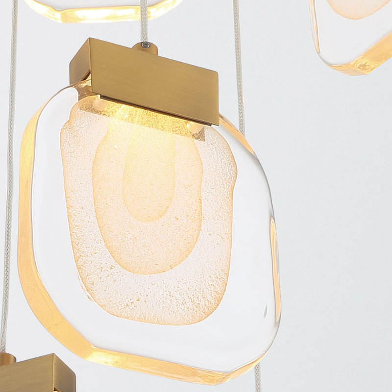 Paget 9 - Light Gold LED Pendant