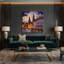 Art urbain sur toile brun, "Villes de Pologne"-963025568