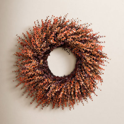 Couronne artificielle de 28 pouces Couronne florale d'automne