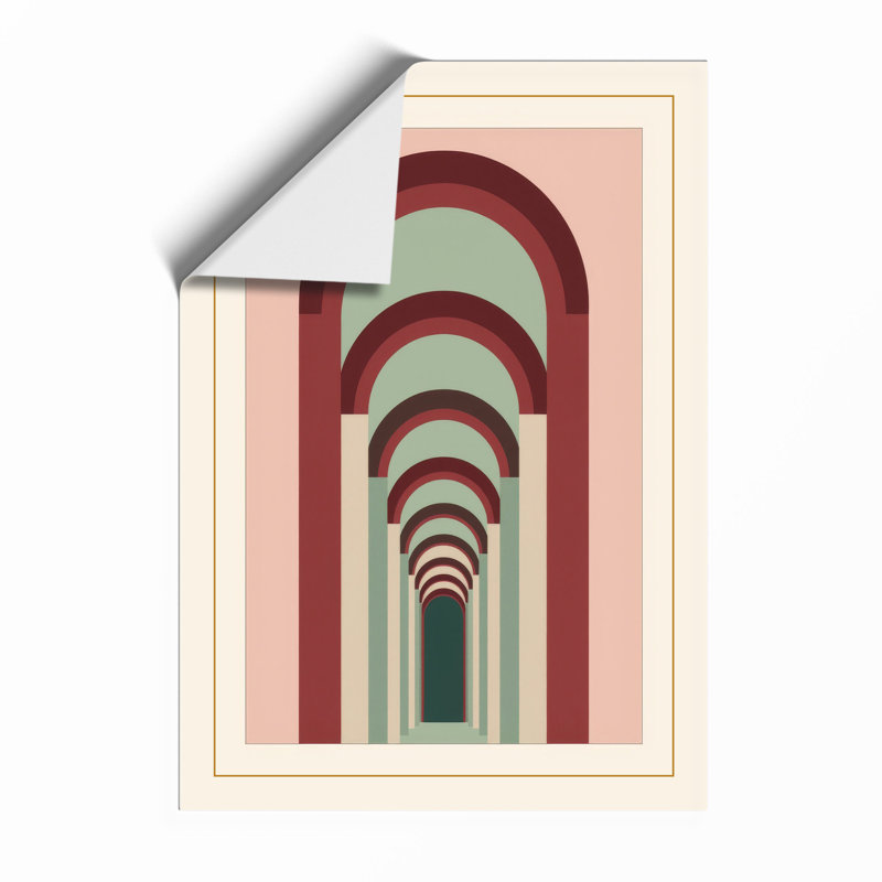 Receding Archways Geometric - Print, Unframed, A1 - 84.1 x 59.4 cm