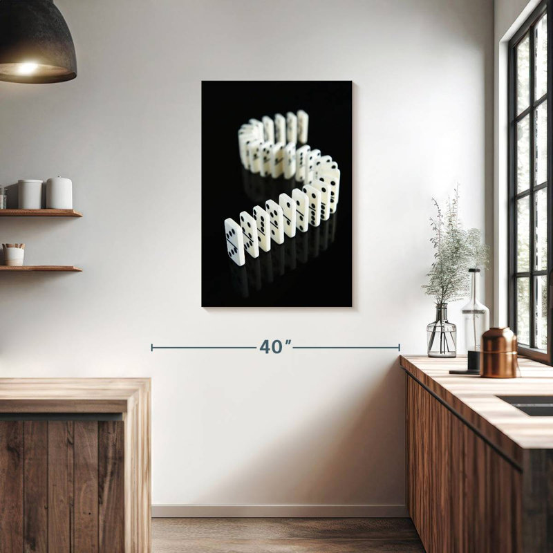 Rangée de S Domino en forme de S Senne, H 36 po x l 24 po