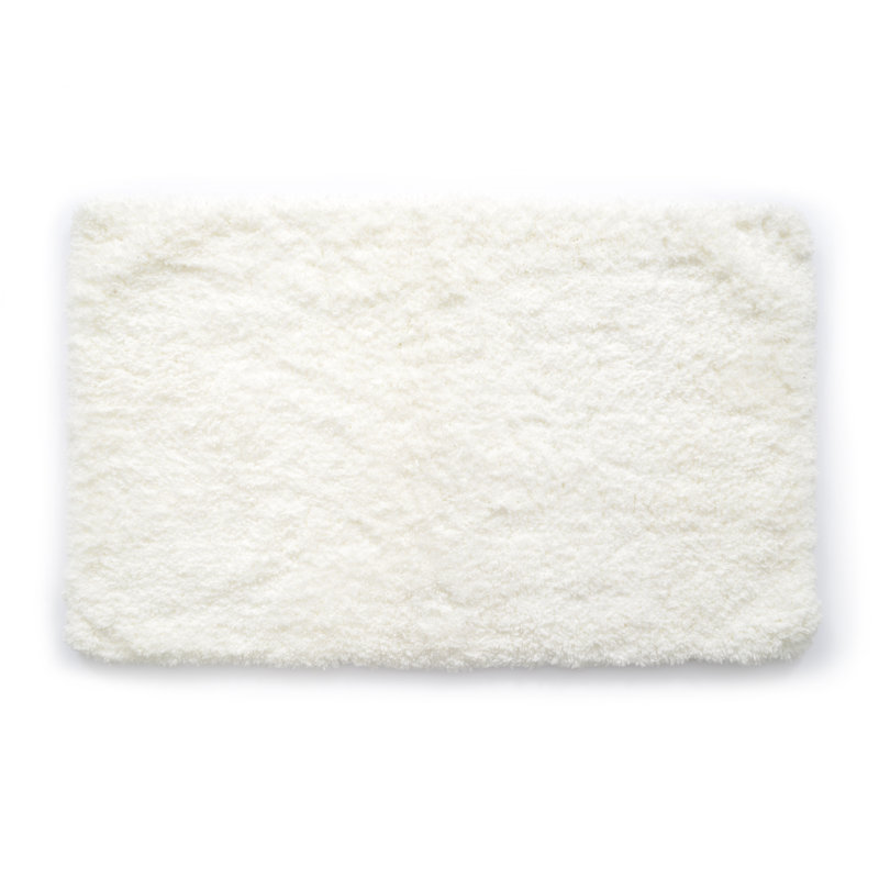 Laure Bath Rug, White