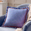 Maude Gingham Cotton Piped Cushion-103878145-121727634