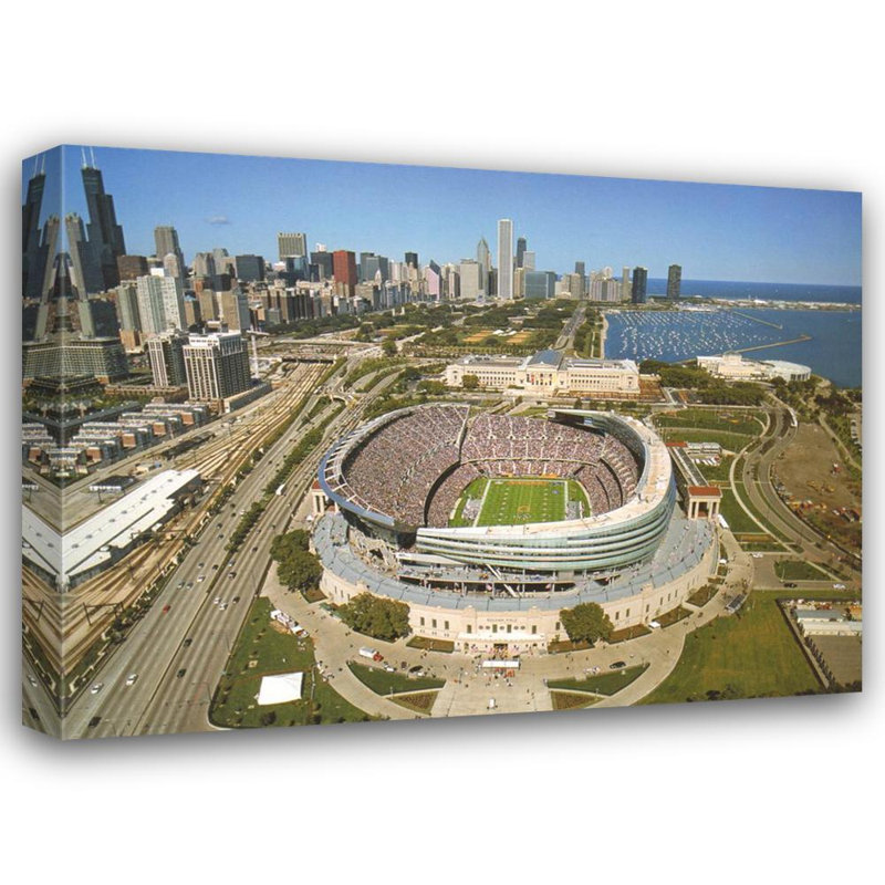 Chicago - New Soldier Field - Bears Imm-7542A, H 36 po x l 48 po